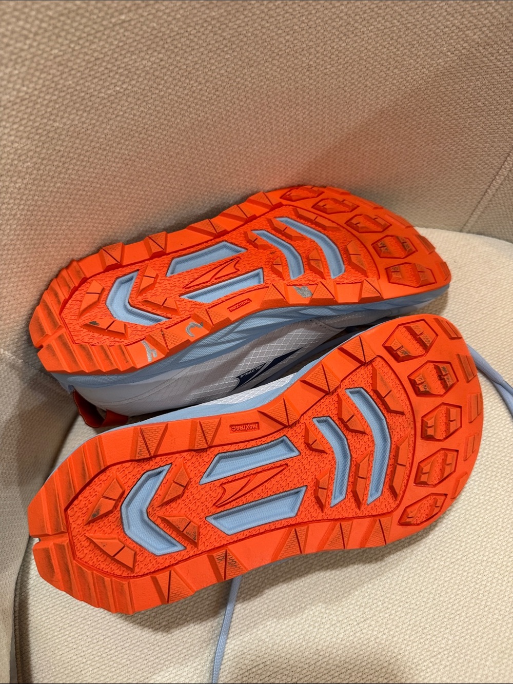 Altra Women's Light Blue, Navy & Orange Trail Running Shoe - Picture 7 of 7